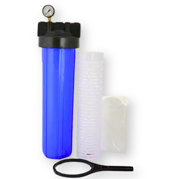 Bag filter assembly for removing impurities from fluids