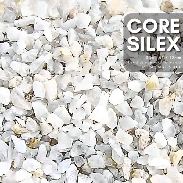 Core silex sand media