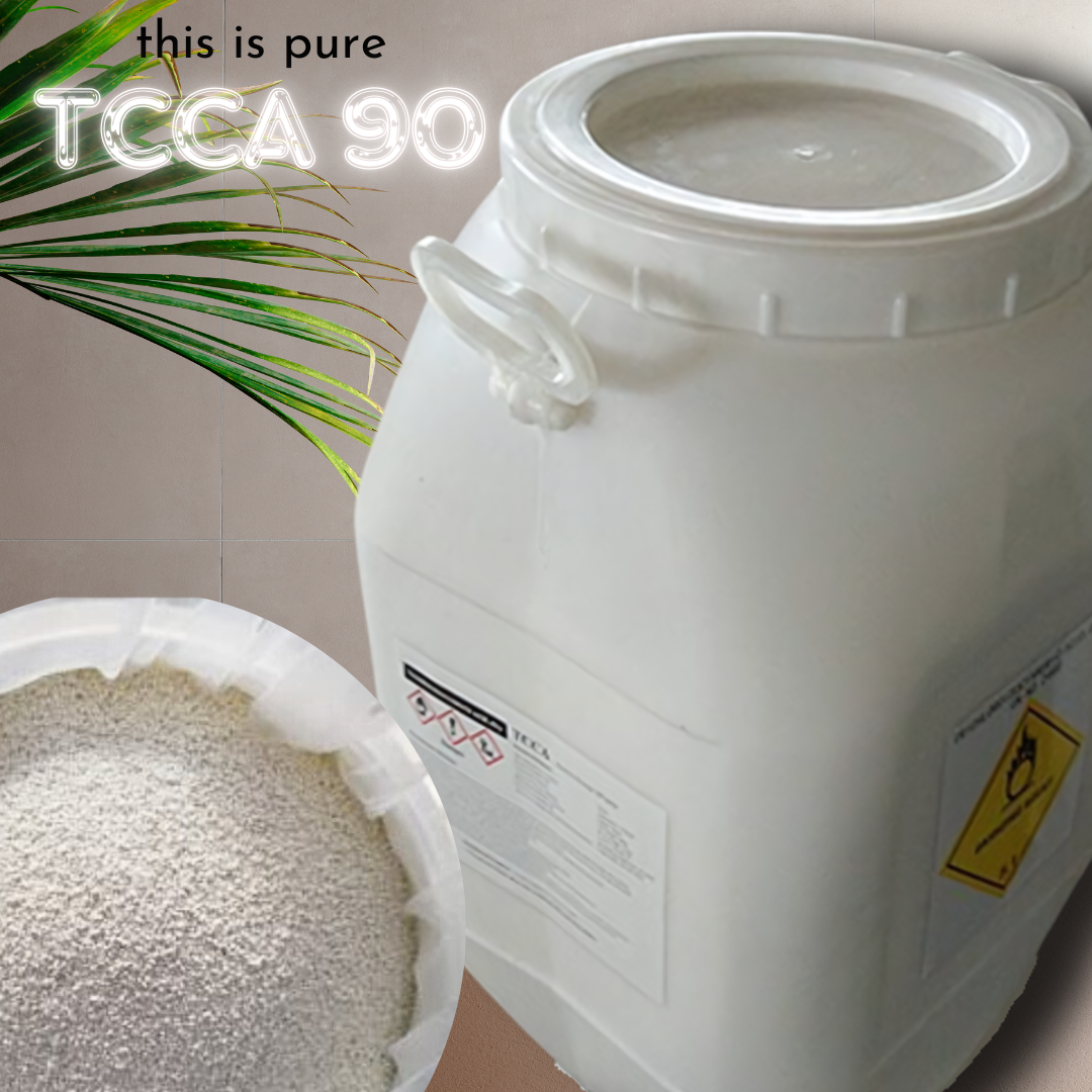 tcca-90 pool disinfectant chemical 50 kg drum.