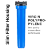 slim filter housing