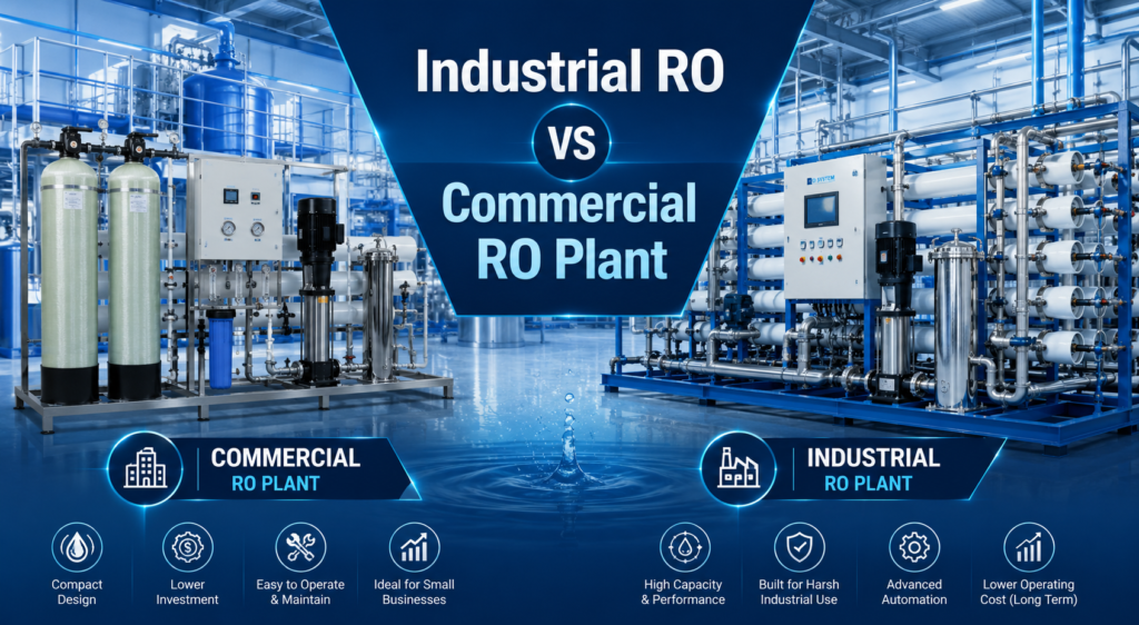 Industrial RO vs Commercial RO Plant