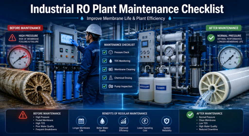 “Industrial RO Plant Maintenance Checklist”